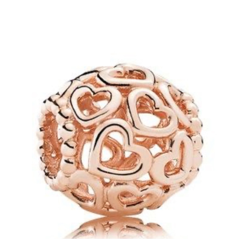 Pandora Rose Gold Hearts All Over Charm